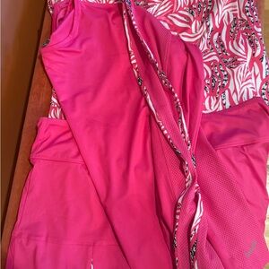 bolle brand Vibrant Pink Activewear and Tennis  Set